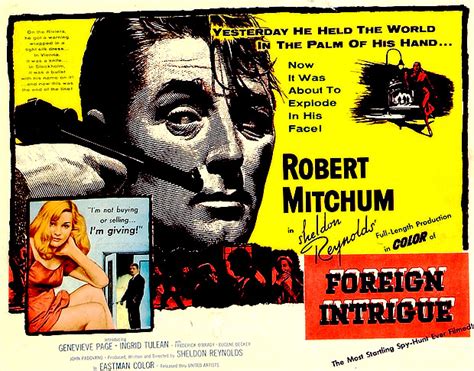 Foreign Intrigue, A Gripping Cold War Espionage Series Starring Robert Mitchum and  Featuring Moral Dilemmas!